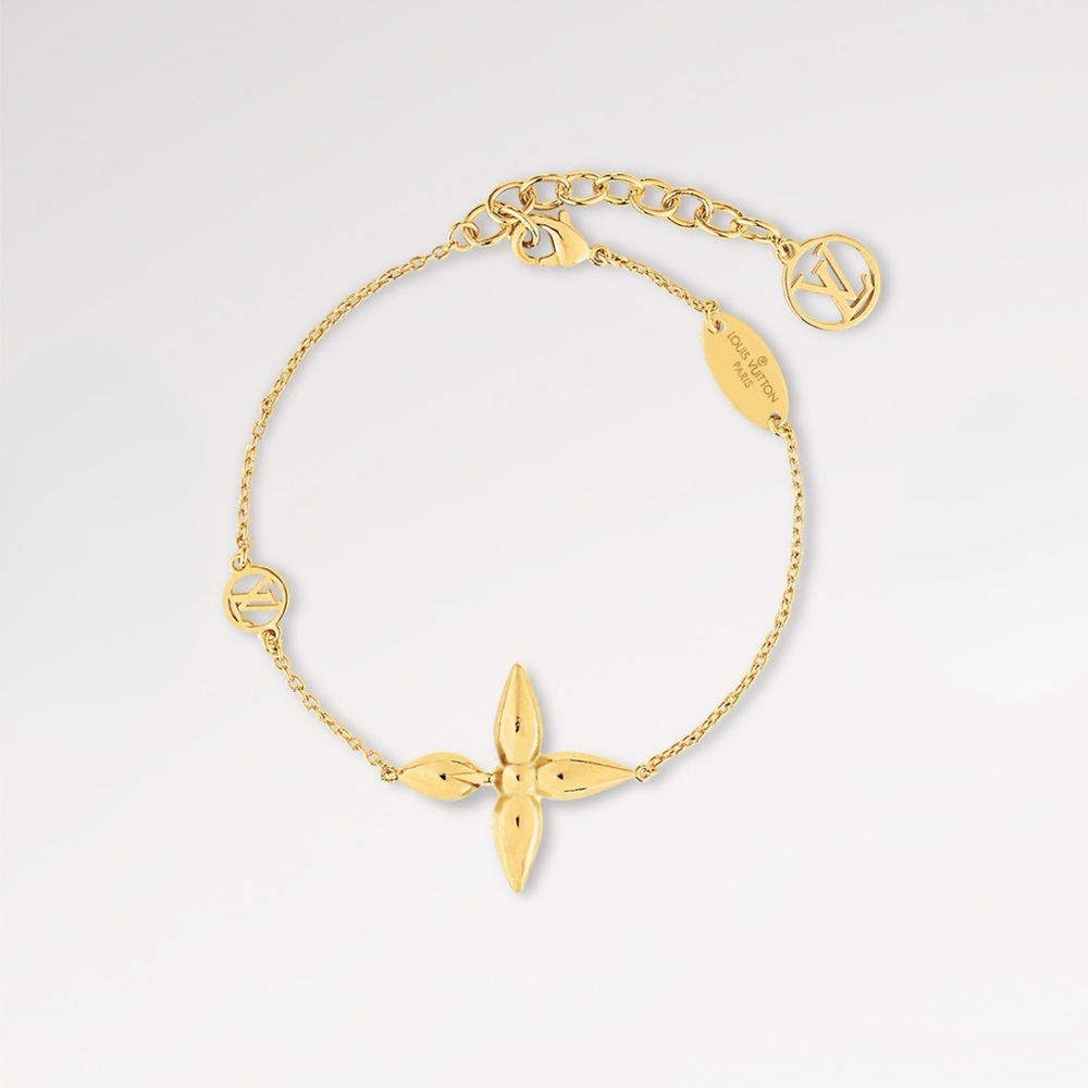 Louis Vuitton Louisette Charm Bracelet Golden